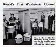 セルフサービスランドリーの登場